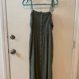Green aerie maxi dress